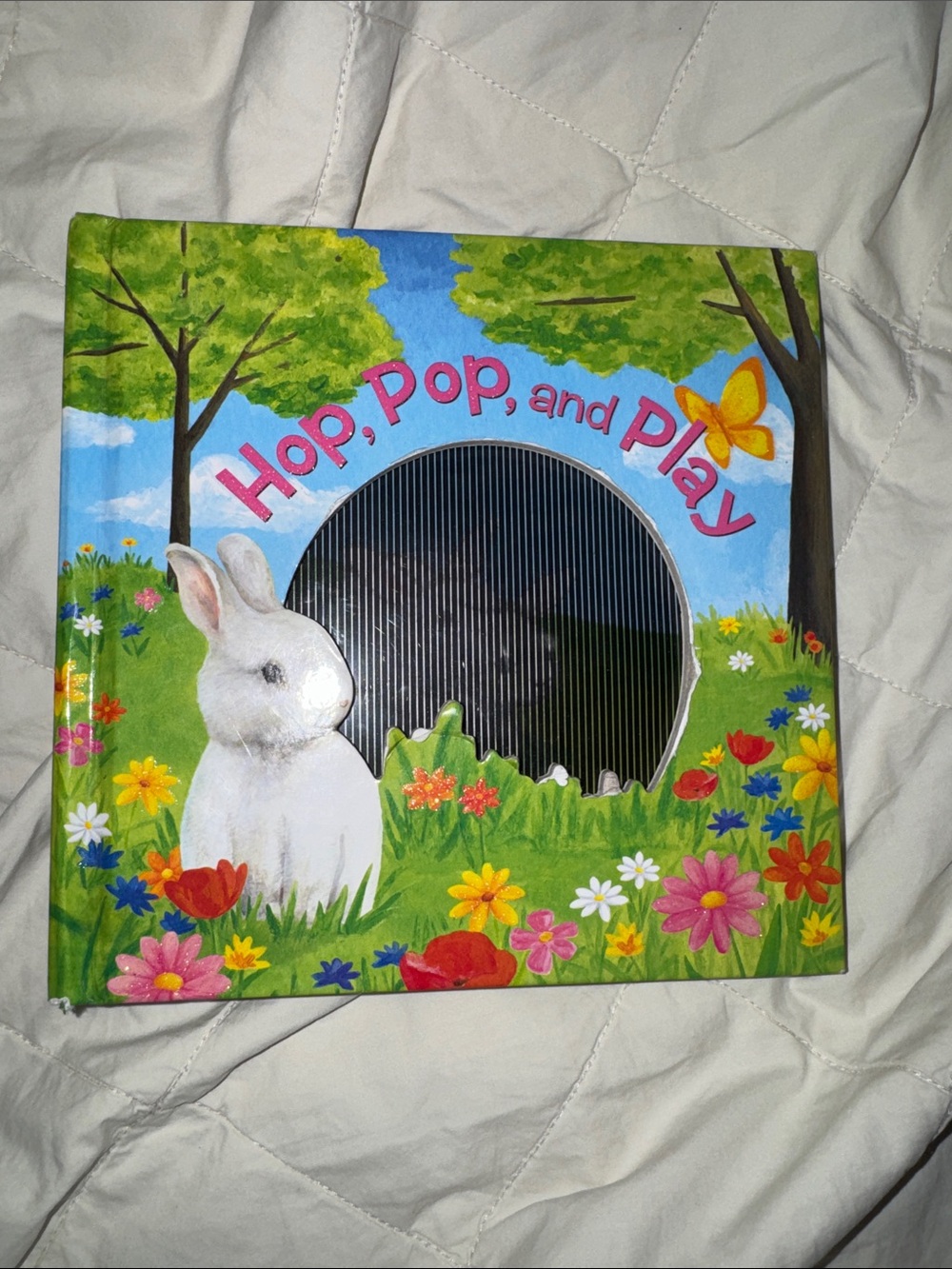 Hop, Pop, and Play Children's Bunny scanimation Book